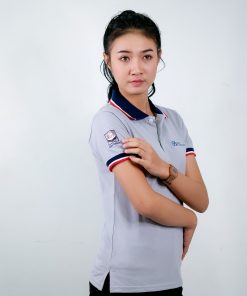 เสื้อโปโล สีเทา บริษัท เกรท อลูมินั่ม
