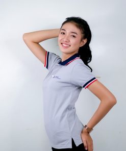 เสื้อโปโล สีเทา บริษัท เกรท อลูมินั่ม