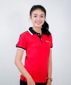 เสื้อโปโล สีแดง + สีดำ บริษัท เกรท อลูมินั่ม