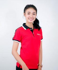 เสื้อโปโล สีแดง + สีดำ บริษัท เกรท อลูมินั่ม