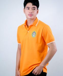 เสื้อโปโล สีส้ม ของราชภัฎ