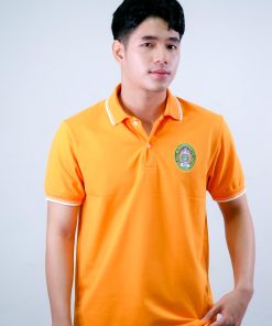 เสื้อโปโล สีส้ม ของราชภัฎ