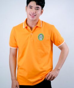 เสื้อโปโล สีส้ม ของราชภัฎ